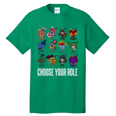 D&Amp;D Character Class Hit Dice Tall T-Shirt