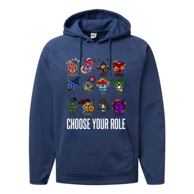 D&Amp;D Character Class Hit Dice Performance Fleece Hoodie