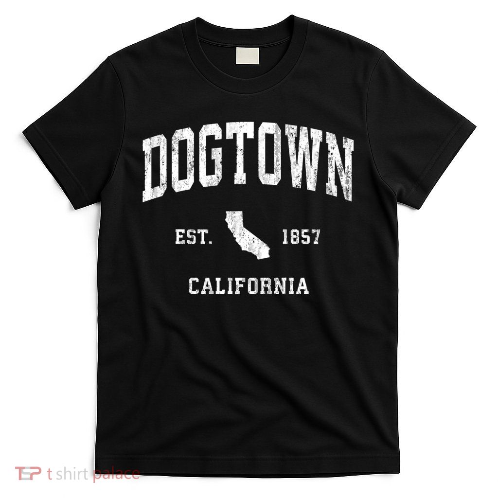Dogtown California Ca Vintage Athletic Sports T-Shirt