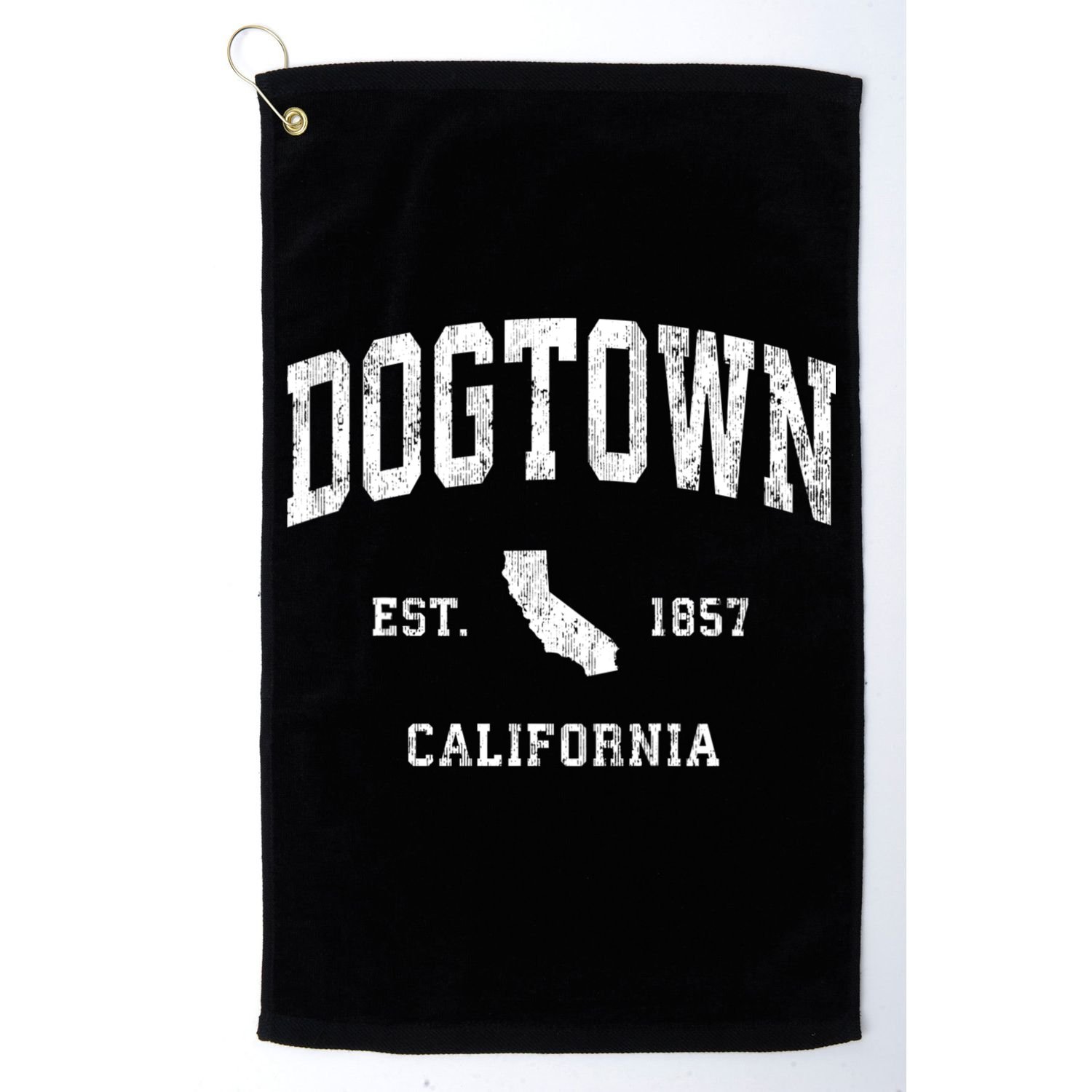 Dogtown California Ca Vintage Athletic Sports Golf Towel
