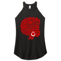 Delta Crimson & Cream Black Excellence 1913 Women’s Perfect Tri Rocker Tank