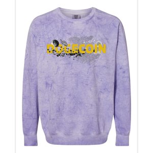 Dogecoin Cryptocurrency Crypto Colorblast Crewneck Sweatshirt