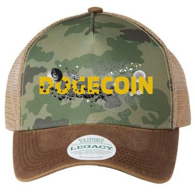 Dogecoin Cryptocurrency Crypto Legacy Tie Dye Trucker Hat