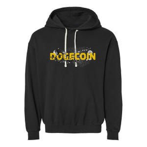 Dogecoin Cryptocurrency Crypto Garment-Dyed Fleece Hoodie