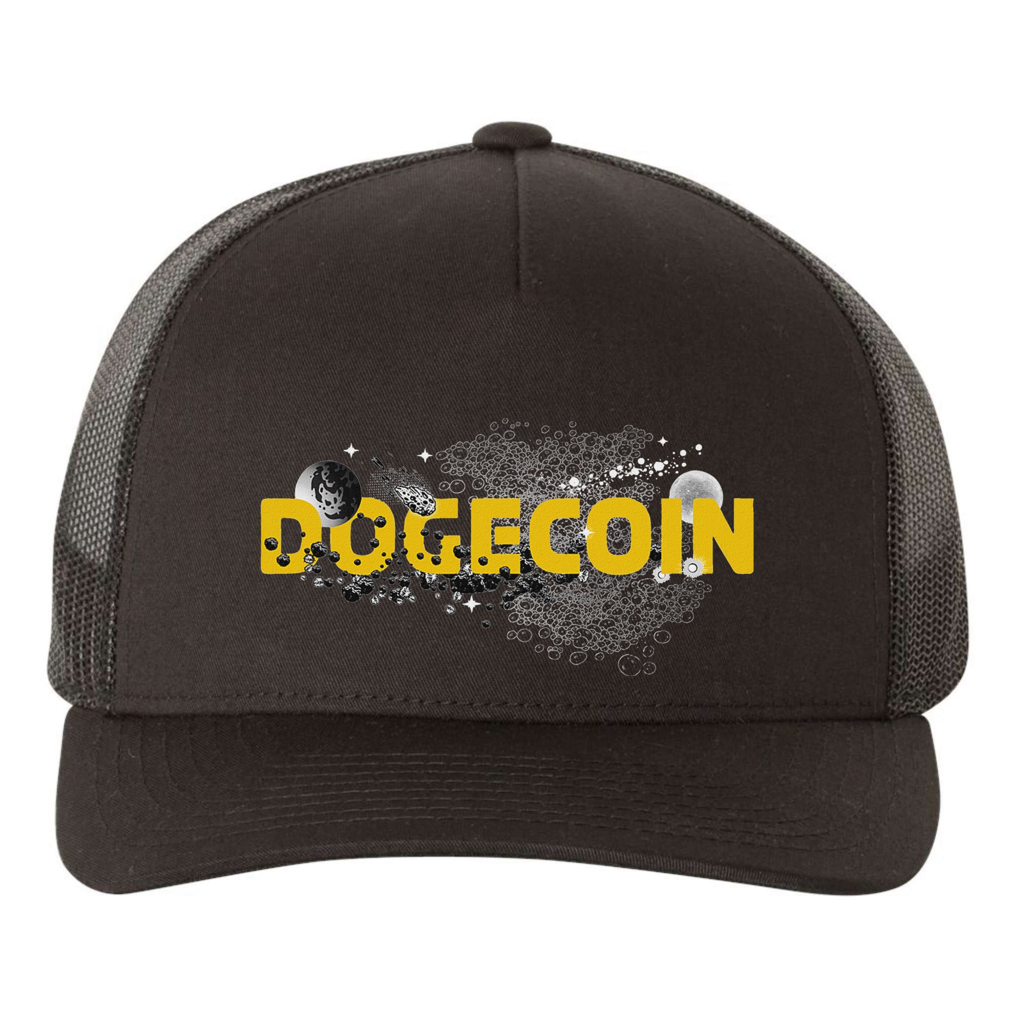 Dogecoin Cryptocurrency Crypto Yupoong Adult 5-Panel Trucker Hat