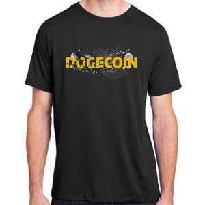 Dogecoin Cryptocurrency Crypto Adult ChromaSoft Performance T-Shirt