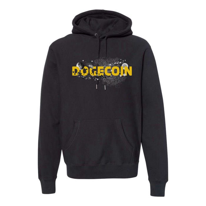 Dogecoin Cryptocurrency Crypto Premium Hoodie