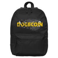 Dogecoin Cryptocurrency Crypto 16 in Basic Backpack