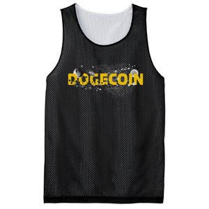 Dogecoin Cryptocurrency Crypto Mesh Reversible Basketball Jersey Tank