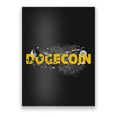 Dogecoin Cryptocurrency Crypto Poster