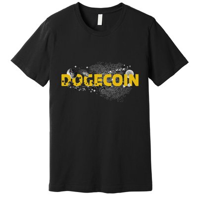 Dogecoin Cryptocurrency Crypto Premium T-Shirt