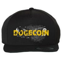 Dogecoin Cryptocurrency Crypto Wool Snapback Cap
