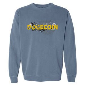 Dogecoin Cryptocurrency Crypto Garment-Dyed Sweatshirt