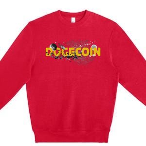 Dogecoin Cryptocurrency Crypto Premium Crewneck Sweatshirt