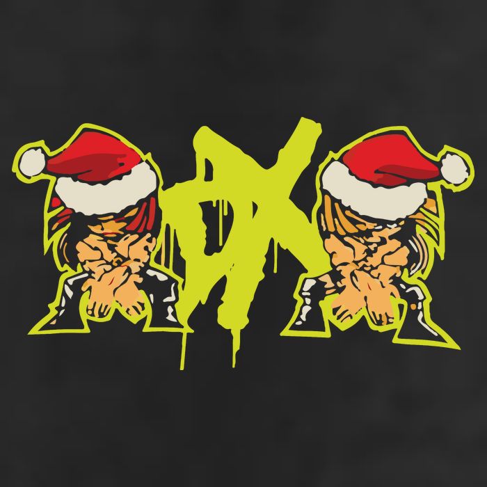 Dx Cartoon Christmas 7 Panel Mesh Trucker Snapback Hat