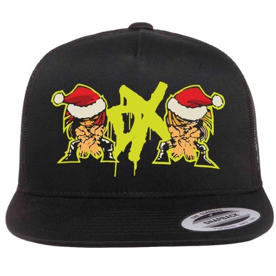 Dx Cartoon Christmas Flatbill Hat