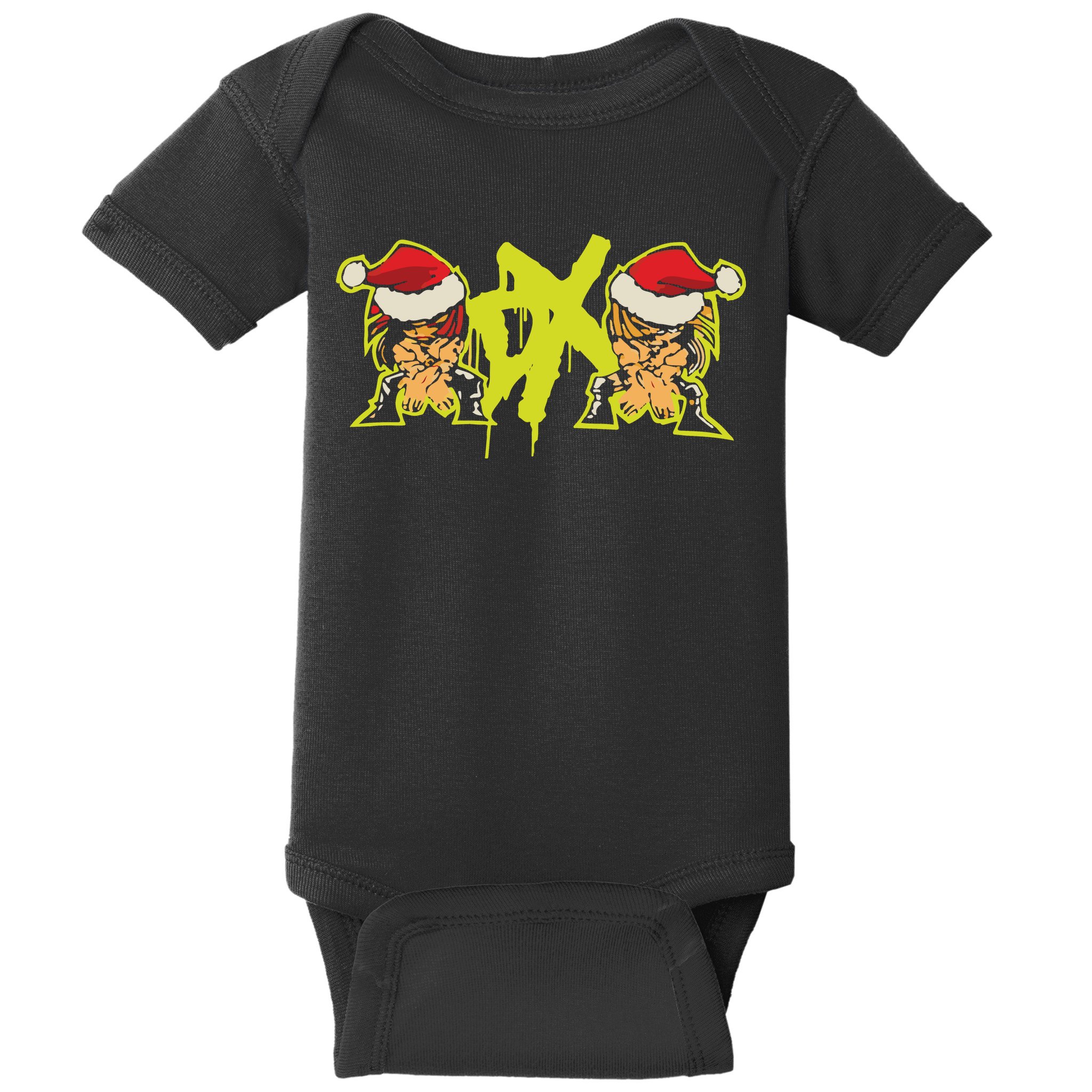 Dx Cartoon Christmas Baby Bodysuit