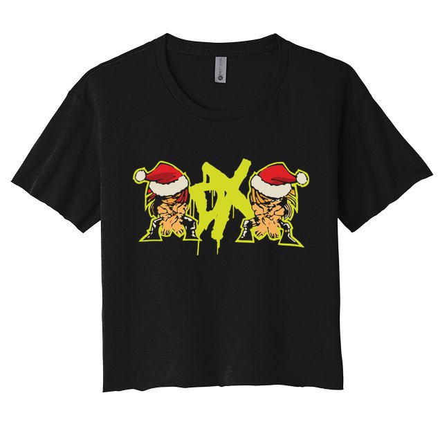 Dx Cartoon Christmas Crop Top