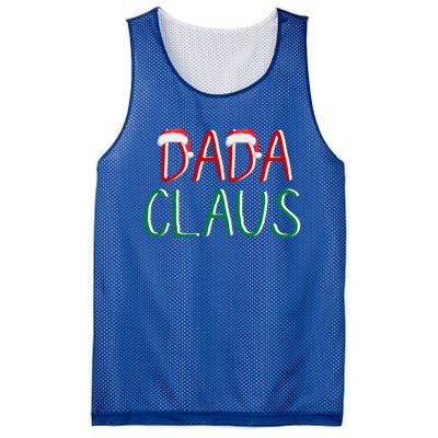 Dada Claus Christmas TeeBelieve In Santa Claus Funny Family Gift Mesh Reversible Basketball Jersey Tank