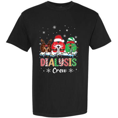 Dialysis Christmas Crew Dialysis Nurse Nephrology Technician Garment-Dyed Heavyweight T-Shirt