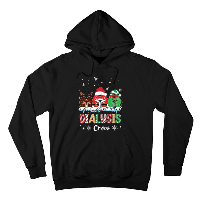 Dialysis Christmas Crew Dialysis Nurse Nephrology Technician Hoodie