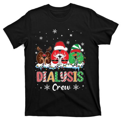 Dialysis Christmas Crew Dialysis Nurse Nephrology Technician T-Shirt