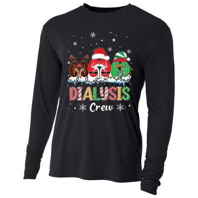 Dialysis Christmas Crew Dialysis Nurse Nephrology Technician Cooling Performance Long Sleeve Crew