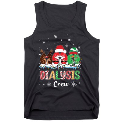 Dialysis Christmas Crew Dialysis Nurse Nephrology Technician Tank Top