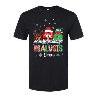 Dialysis Christmas Crew Dialysis Nurse Nephrology Technician Softstyle CVC T-Shirt