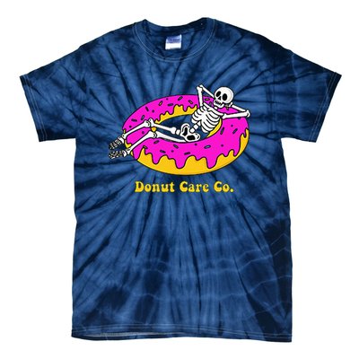 Donut Care Co Illustration Skeleton Donut Tie-Dye T-Shirt