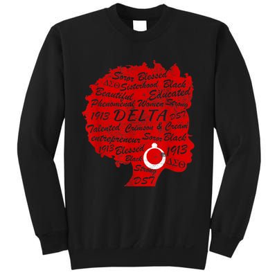 Delta Crimson & Cream Black Excellence 1913 Sweatshirt