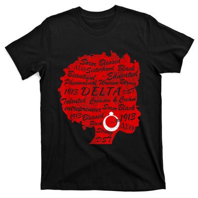 Delta Crimson & Cream Black Excellence 1913 T-Shirt