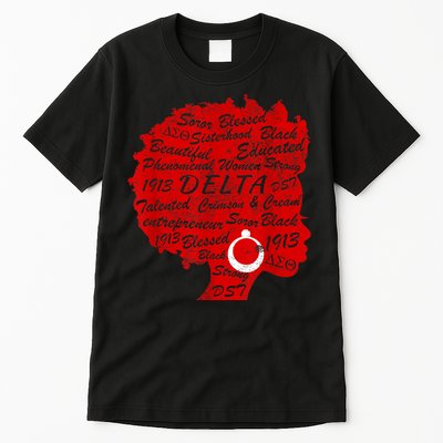 Delta Crimson & Cream Black Excellence 1913 Tall T-Shirt