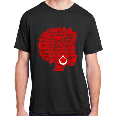 Delta Crimson & Cream Black Excellence 1913 Adult ChromaSoft Performance T-Shirt