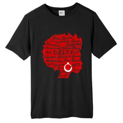 Delta Crimson & Cream Black Excellence 1913 Tall Fusion ChromaSoft Performance T-Shirt