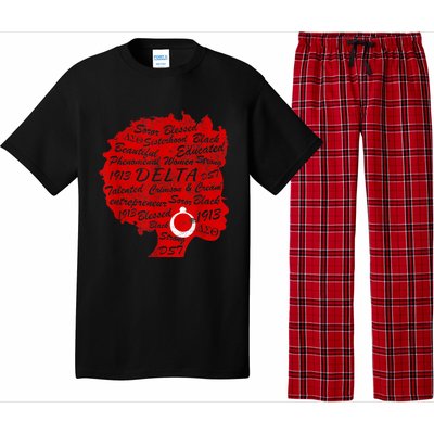 Delta Crimson & Cream Black Excellence 1913 Pajama Set