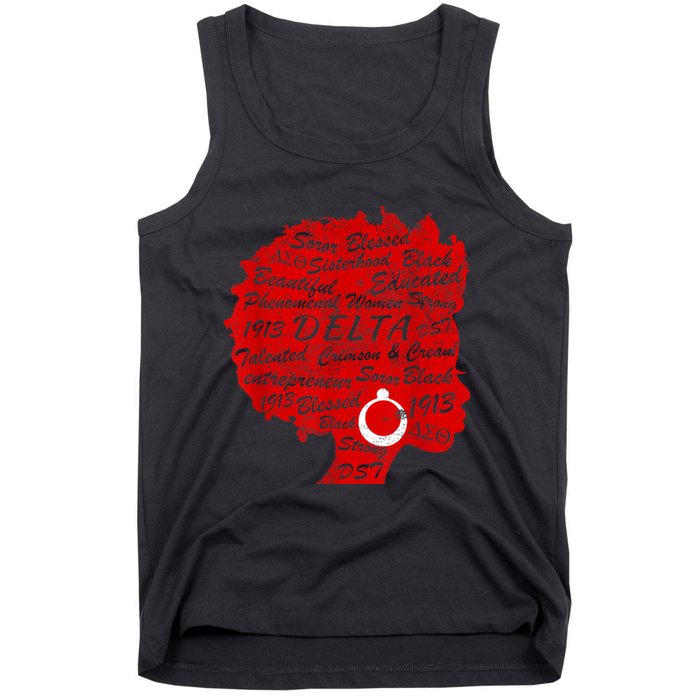 Delta Crimson & Cream Black Excellence 1913 Tank Top