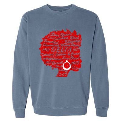 Delta Crimson & Cream Black Excellence 1913 Garment-Dyed Sweatshirt