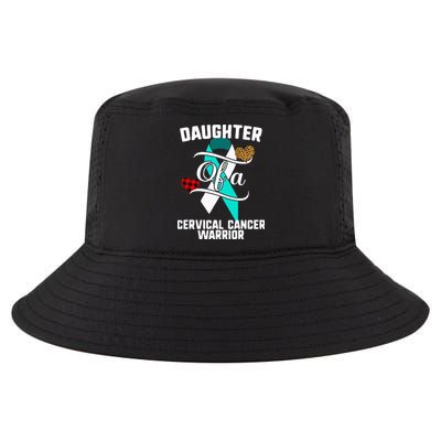 Daughter Cervical Cancer Awareness Leopard Buffalo Plaid Cool Comfort Performance Bucket Hat