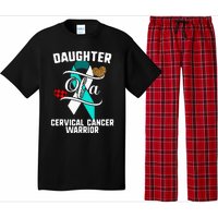 Daughter Cervical Cancer Awareness Leopard Buffalo Plaid Pajama Set