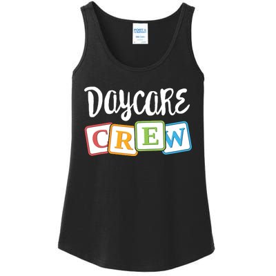 Daycare Crew Childcare Team Squad Provider After School Ladies Essential Tank