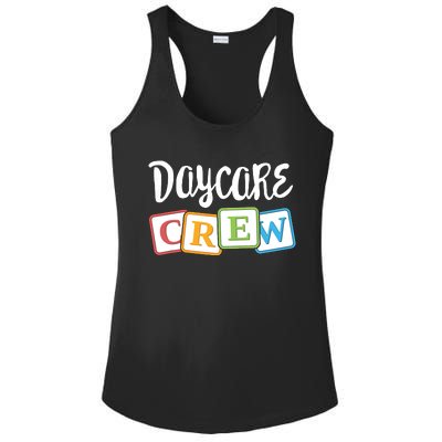 Daycare Crew Childcare Team Squad Provider After School Ladies PosiCharge Competitor Racerback Tank