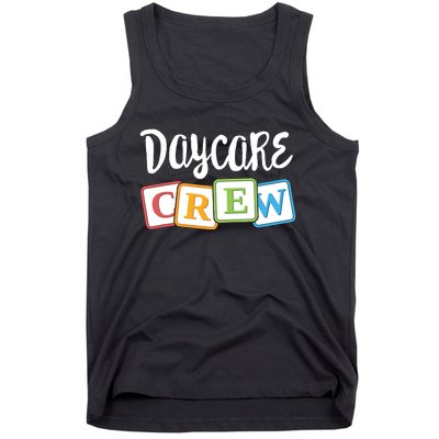 Daycare Crew Childcare Team Squad Provider After School Tank Top