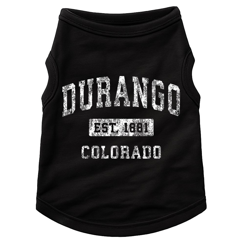 Durango Colorado Co Vintage Established Sports Doggie Tank