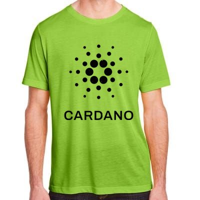 Distressed Cardano Cryptocurrency Logo Adult ChromaSoft Performance T-Shirt