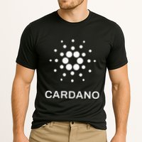 Distressed Cardano Cryptocurrency Logo Performance Shirt
