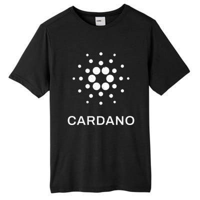 Distressed Cardano Cryptocurrency Logo Tall Fusion ChromaSoft Performance T-Shirt