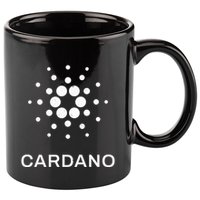 Distressed Cardano Cryptocurrency Logo 11oz C Handle Ceramic Mug