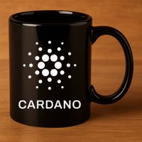 Distressed Cardano Cryptocurrency Logo 11oz C Handle Ceramic Mug