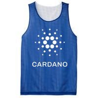 Distressed Cardano Cryptocurrency Logo Mesh Reversible Basketball Jersey Tank